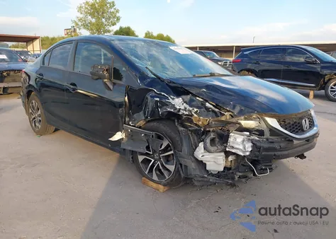 2015 Honda Civic Ex из США, поврежденный, VIN 19XFB2F82FE080477